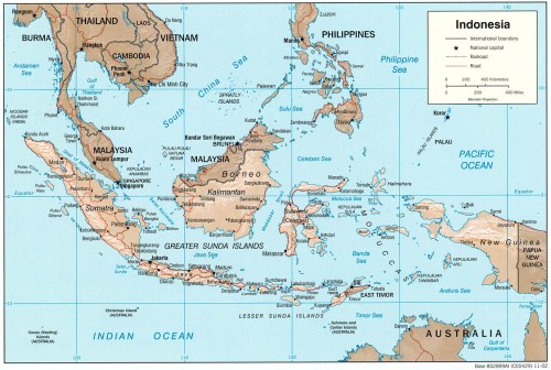 Map of Indonesia