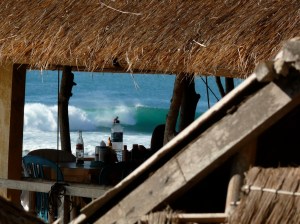 View of Bingin from losmen