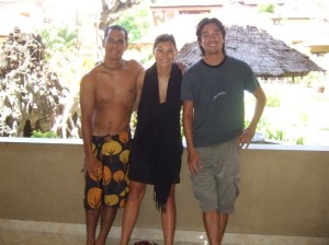 Kahi, Louise, and Shaun